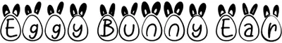 Eggy Bunny Ear Font