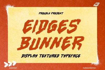 Eidges Bunner - Display Textured Font