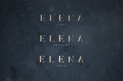 Elena Luxe Serif Font