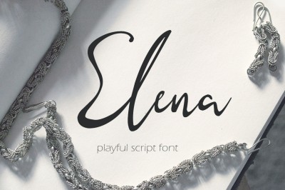 Elena - playful script otf,ttf