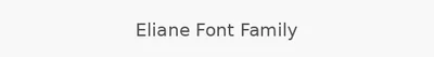 Eliane Font Family