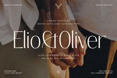 Elio & Oliver Ultra Light Sans Serif Free Download