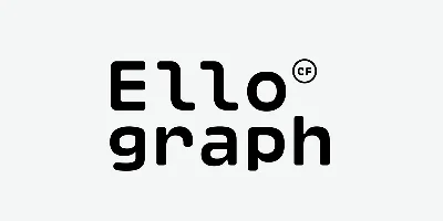 Ellograph CF Font