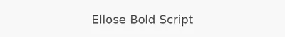 Ellose Bold Script