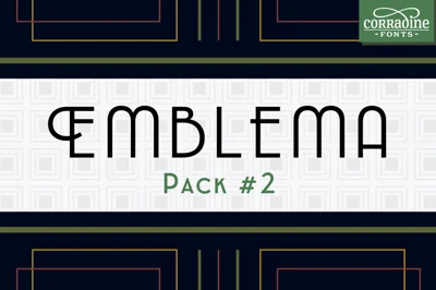Emblema Font Pack #2