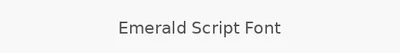 Emerald Script Font