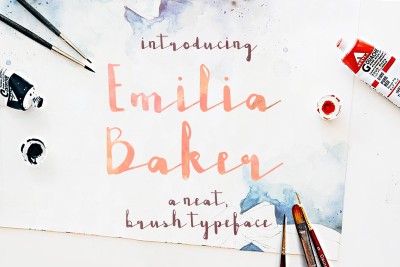 Emilia Baker Script Font