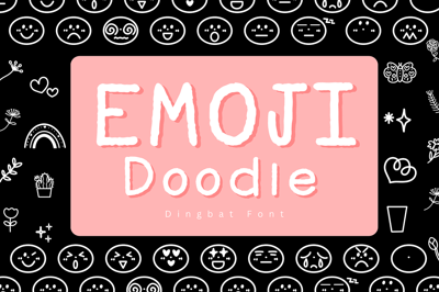 Emoji Doodle - Dingbat Font Free Download