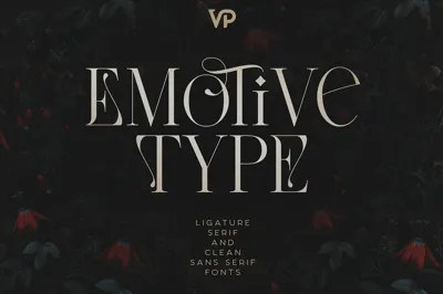 Emotive Type - creative font duo Free Download