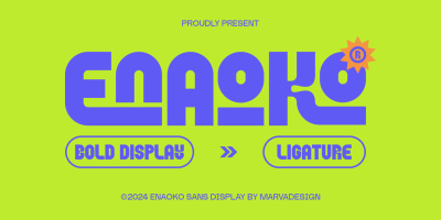 Enaoko Font