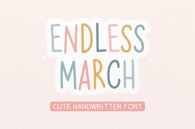 Endless March Font - Bold Font Free Download