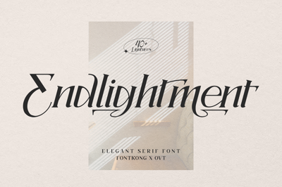 Endlightment - Elegant Serif Font Free Download