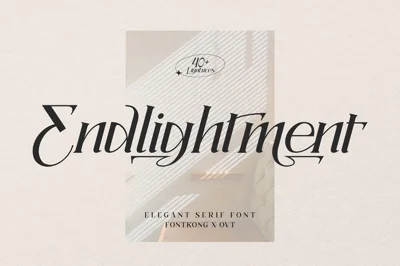 Endlightment - Elegant Serif Font