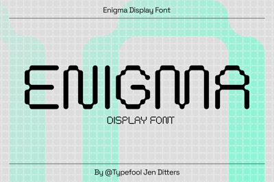 Enigma | Display Font Free Download