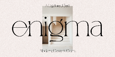 Enigma Serif Free Download