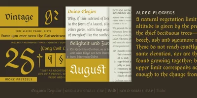 Enzian Font