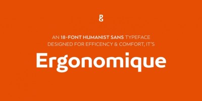 Ergonomique Font