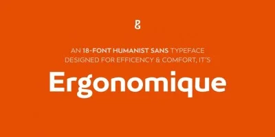 Ergonomique Font