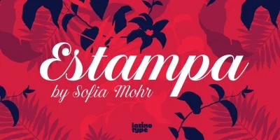 Estampa Script Font