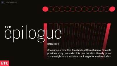 ETC Epilogue Font