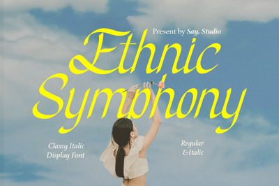 Ethnic Symphony - Duo Font Free Download