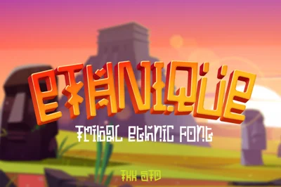 ETHNIQUE - Gaming Font