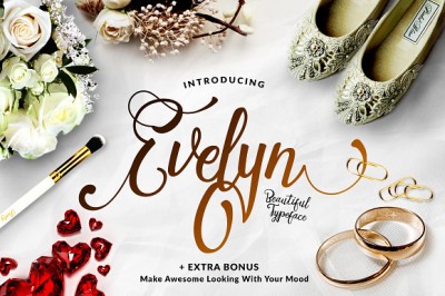 Evelyn + Extra Font