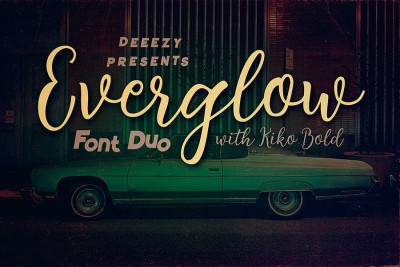 Everglow Script Font