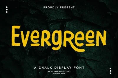 Evergreen - Display Font