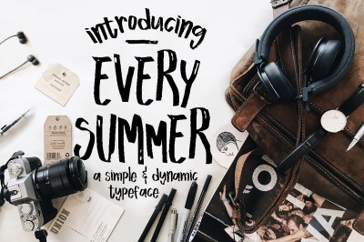 Every Summer Script Font