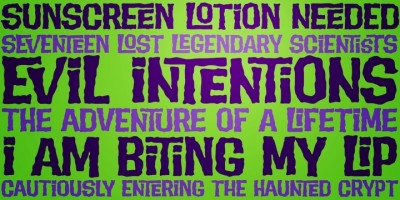 Evil Intentions PB Font