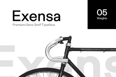 Exensa Grotesk Typeface + Web Fonts Free Download