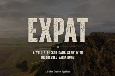 Expat Rugged Adventure Font Free Download