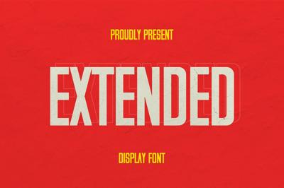 Extended - Tall Sans Serif Font Free Download