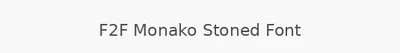 F2F Monako Stoned Font