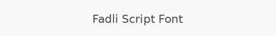 Fadli Script Font