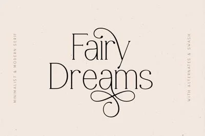 Fairy Dreams - Minimalist Serif Font