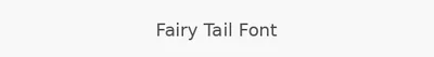 Fairy Tail Font