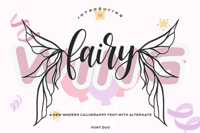 fairy wing Font