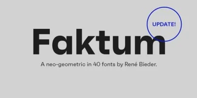 Faktum Free Font Font