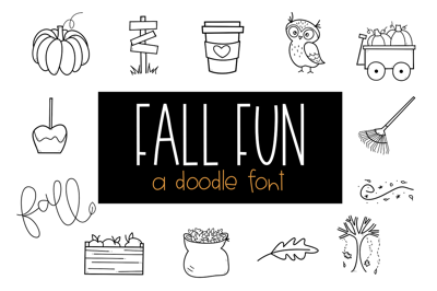 Fall Fun - A Doodles Font Free Download