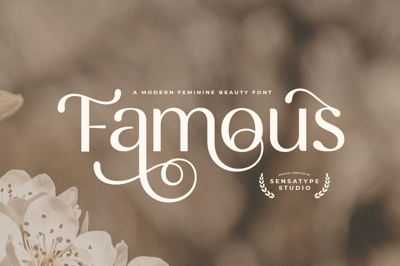 Famous - Modern Feminine Beauty Font Free Download