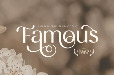 Famous - Modern Feminine Beauty Font