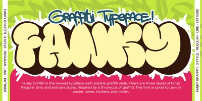 Fanky Bubble Font