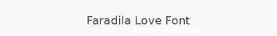 Faradila Love Font