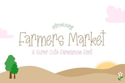 Farmers Market Font Free Download