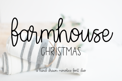 Farmhouse Christmas Script Free Download