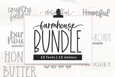 Farmhouse Font Bundle | Part Two Free Download