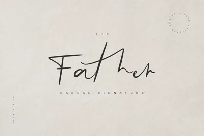 Father Casual Script Font Free Download