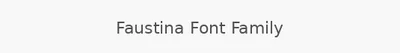 Faustina Font Family
